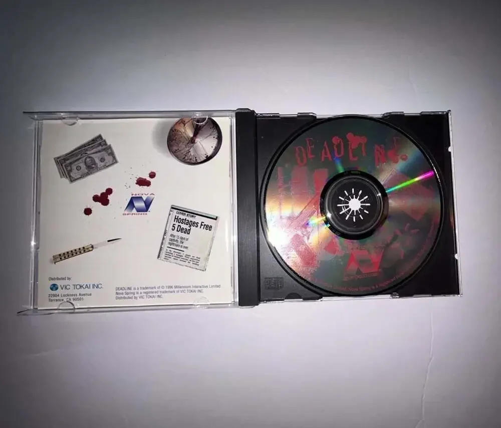 Deadline PC CD-ROM Video Game (1995, Millennium Interactive)